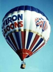 G-BRSB hot air balloon. Photograph by Mel Kirby
