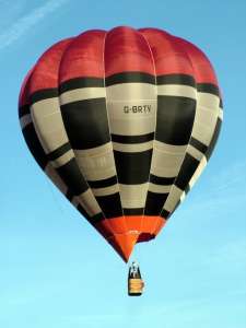 G-BRTV hot air balloon. Photograph by Balloon Spotters Archive