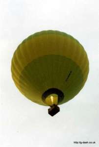 G-BRVC hot air balloon. Photograph by G Duke