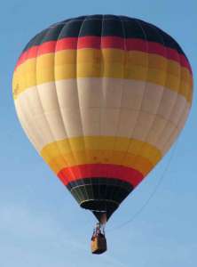 G-BRVF hot air balloon. Photograph by Balloon Spotters Archive