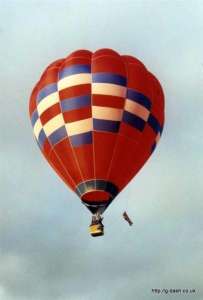 G-BRWF hot air balloon. Photograph by G Duke