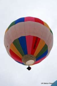 G-BRWY hot air balloon. Photograph by Kevin Boon