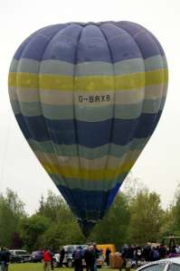 G-BRXB hot air balloon. Photograph by Balloon Spotters Archive