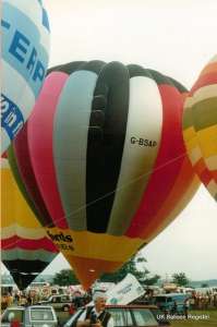 G-BSAP hot air balloon. Photograph by G Duke