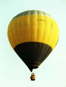 G-BSBK hot air balloon. Photograph by Mel Kirby