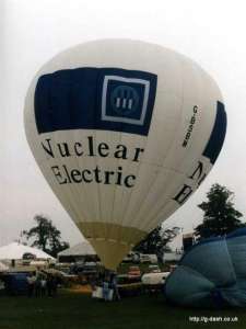 G-BSBM hot air balloon. Photograph by G Duke