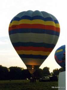 G-BSCF hot air balloon. Photograph by G Duke