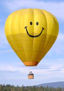 G-BSDT hot air balloon. Photograph by John Olafson