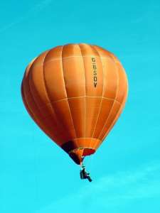 G-BSDV hot air balloon. Photograph by Balloon Spotters Archive