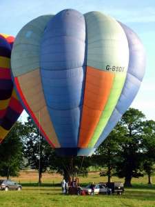 G-BSDX hot air balloon. Photograph by Balloon Spotters Archive