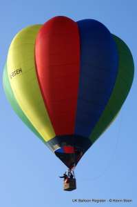 G-BSEH hot air balloon. Photograph by Kevin Boon