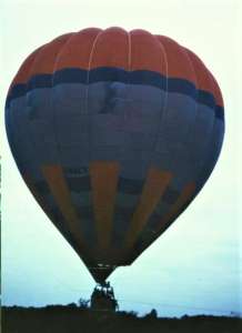 G-BSEX hot air balloon. Photograph by Chris Lane