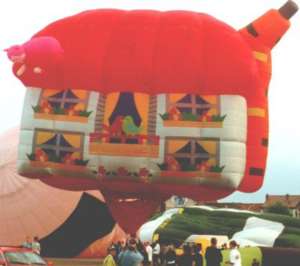 G-BSFO hot air balloon. Photograph by Chris Lane
