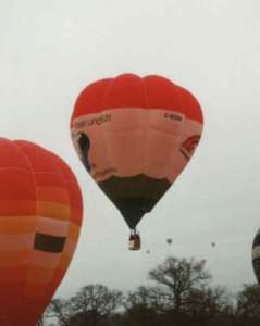 G-BSGM hot air balloon. Photograph by Paul Coman