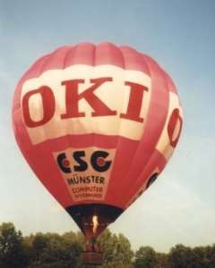 G-BSGX hot air balloon. Photograph by Deutsche-Ballondatenbank