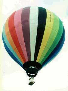 G-BSHS hot air balloon. Photograph by Mel Kirby
