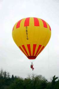 G-BSIG hot air balloon. Photograph by Bill Teasdale