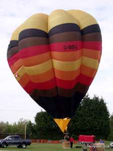 G-BSIJ hot air balloon. Photograph by Balloon Spotters Archive