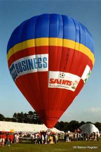 G-BSIL hot air balloon. Photograph by Bob Garnett