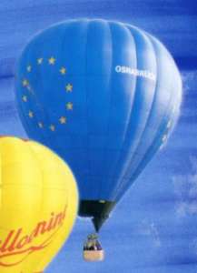 G-BSJG hot air balloon. Photograph by M Poggensee