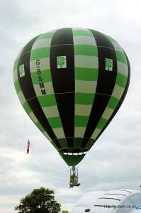 G-BSMM hot air balloon. Photograph by Mike Clarke
