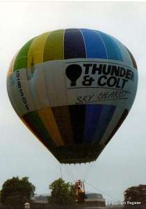 G-BSOF hot air balloon. Photograph by G Duke
