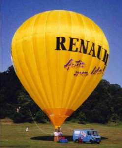 G-BSRE hot air balloon. Photograph by Cameron Balloon