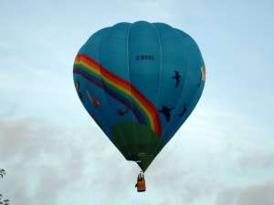 G-BSSO hot air balloon. Photograph by Balloon Spotters Archive