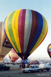 G-BSUK hot air balloon. Photograph by Mike Clarke