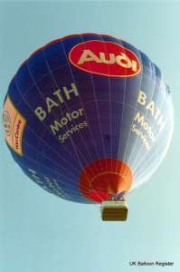 G-BSUU hot air balloon. Photograph by G Duke