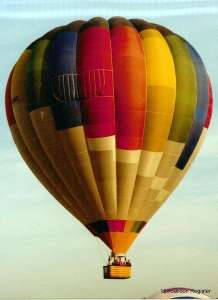 G-BSVC hot air balloon. Photograph by G Duke
