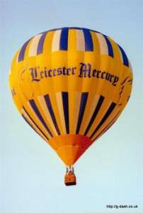 G-BSWV hot air balloon. Photograph by G Duke