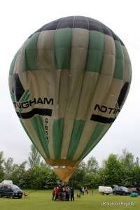 G-BSWY hot air balloon. Photograph by Balloon Spotters Archive