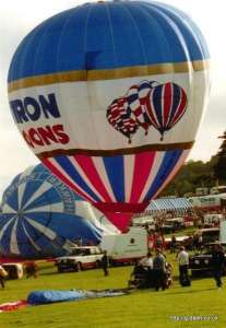 G-BSYB hot air balloon. Photograph by G Duke