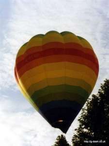G-BTAU hot air balloon. Photograph by G Duke
