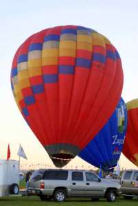 G-BTBB hot air balloon. Photograph by Richard Gahan