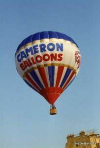 G-BTBO hot air balloon. Photograph by G Duke