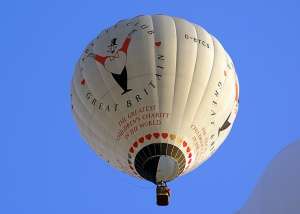 G-BTCS hot air balloon. Photograph by Richard Gahan