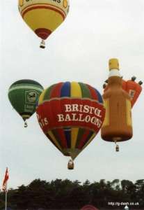G-BTCW hot air balloon. Photograph by G Duke