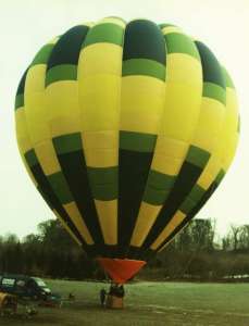 G-BTDB hot air balloon. Photograph by Chris Lane
