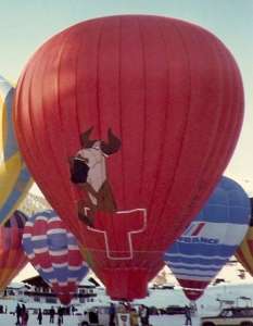 G-BTEA hot air balloon. Photograph by David Barker