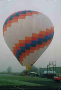 G-BTFI hot air balloon. Photograph by Mel Kirby