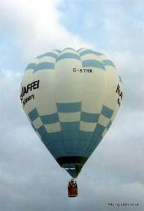 G-BTHK hot air balloon. Photograph by G Duke
