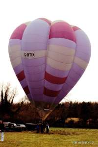 G-BTIX hot air balloon. Photograph by Mike Clarke