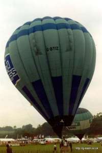 G-BTIZ hot air balloon. Photograph by G Duke