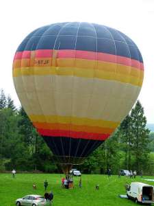 G-BTJF hot air balloon. Photograph by Balloon Spotters Archive