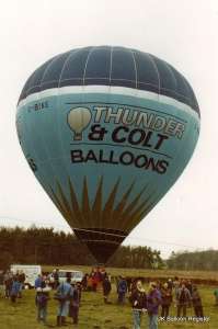 G-BTKE hot air balloon. Photograph by G Duke
