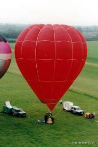 G-BTKF hot air balloon. Photograph by Mike Clarke