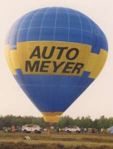 G-BTKK hot air balloon. Photograph by H Koch