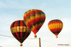 G-BTKN hot air balloon. Photograph by G Duke